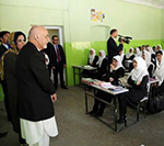 Ghani Orders Repair of Schools  Damaged in Truck Bombing